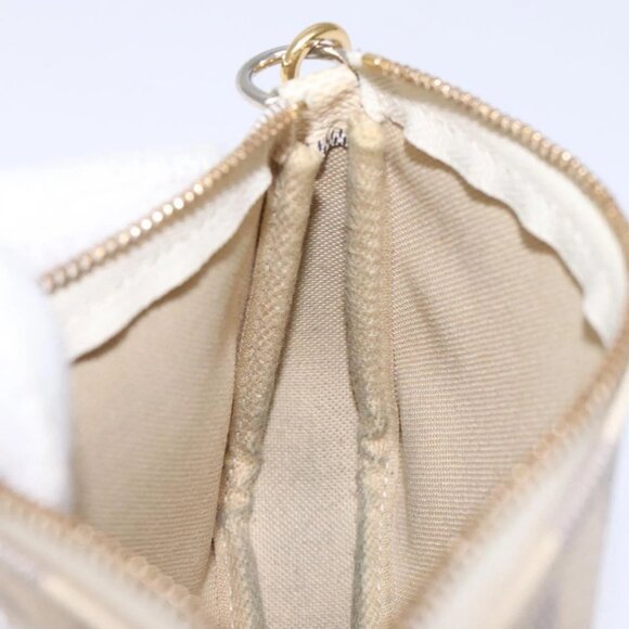 LOUIS VUITTON Damier Azur Mini Pochette Accessoires Pouch Auth - Picture 13 of 16